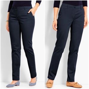 Talbots Navy Stretch Perfect Chino Pant